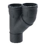 Geberit Silent-Pro Parallelabzweig DN100/90 45 Grad PP-MX 393551141