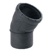 Geberit Silent-Pro Bogen DN 90 30 Grad schalldämmend PP-MX 393421141