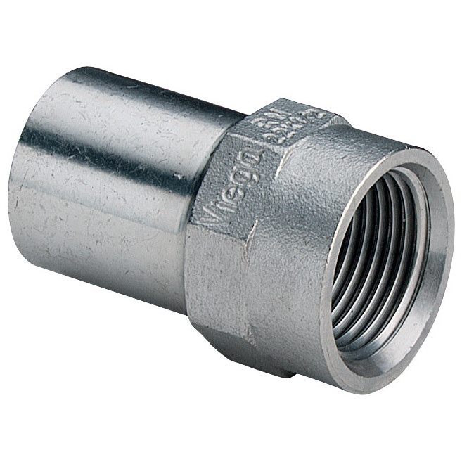 Viega Sanpress Inox 2312.1 EinsteckStück 54x2 IG nichtrostender Stahl 436889