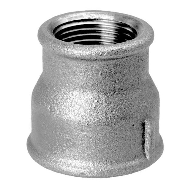 SCHMIDT HERMANN Temperguss-Absatzmuffe Nr.240 11-4x1 Zoll verzinkt Form-Verbindungsstück 13240021