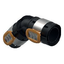 Geberit FlowFit Bogen 45 Grad PPSU d75 Pressfitting Pressindikator 620067001