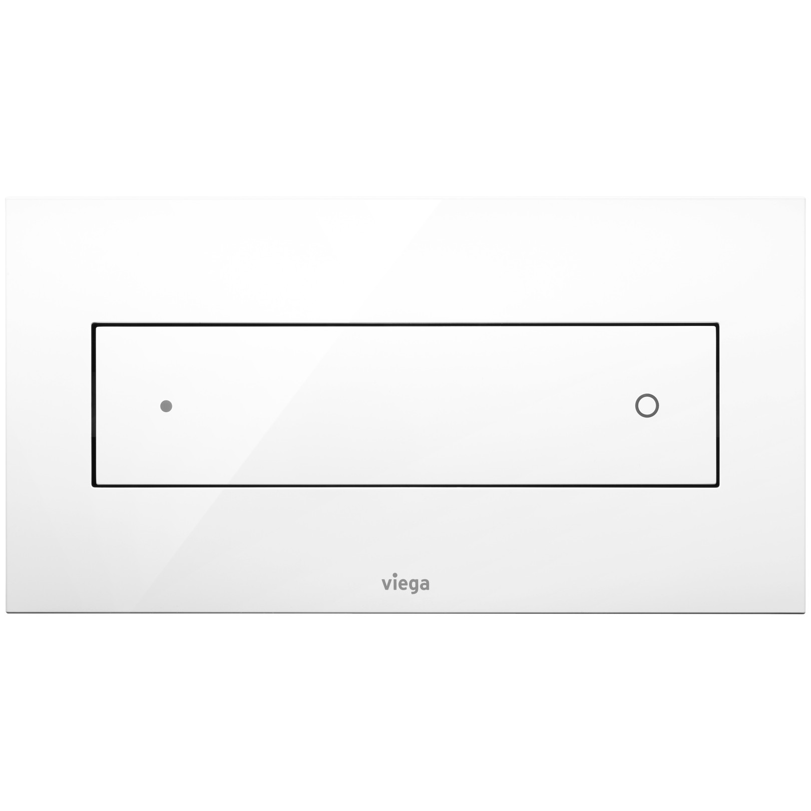 Viega Visign for Style 12 Betätigungsplatte 2-Mengen-Spültechnik Kunststoff weiss 596743