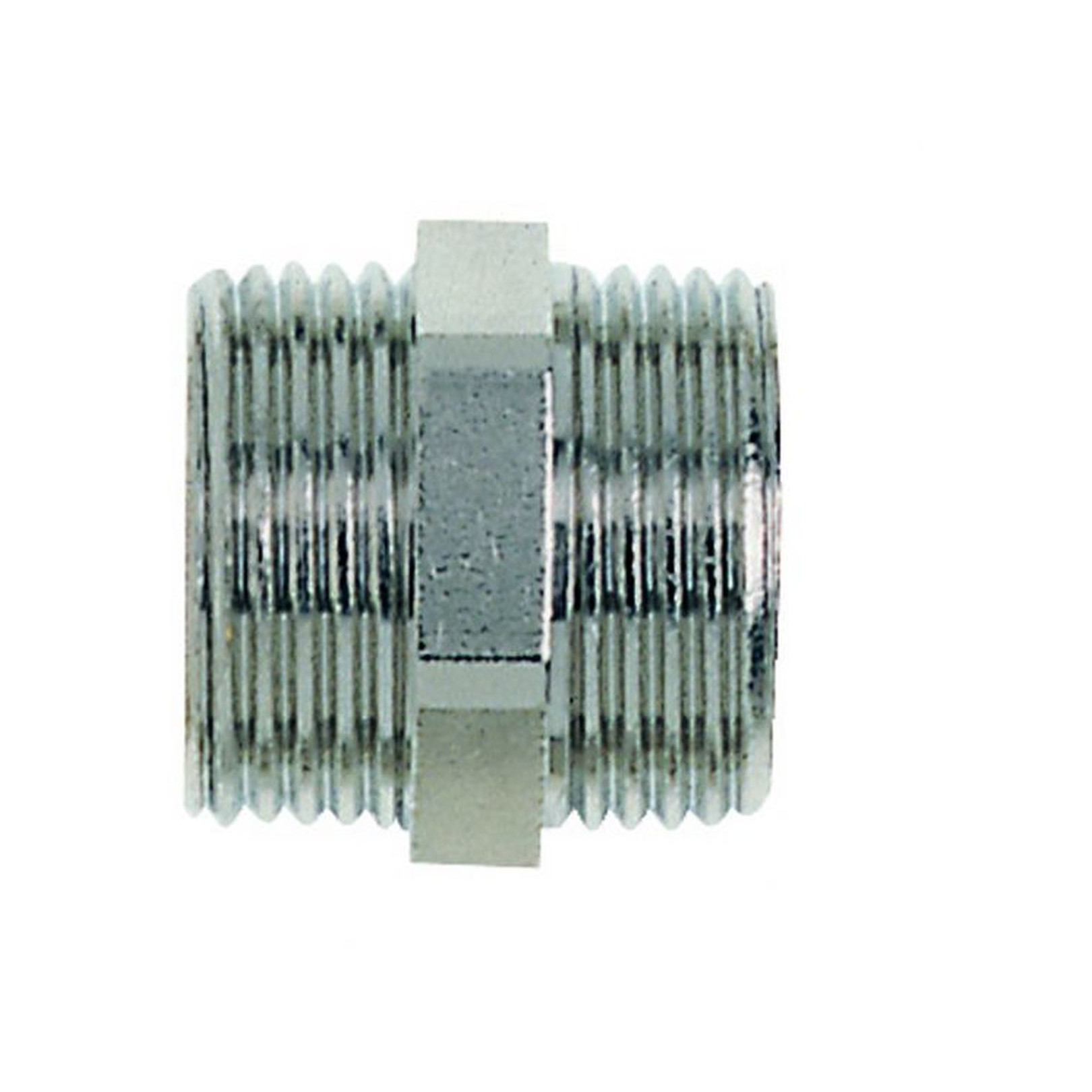 IMI Heimeier Doppelnippel 3/4 Zoll Messing vernickelt G 3/4 x G 3/4 1321-03.081