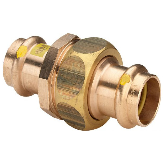 Viega Pressfitting Verschraubung Profipress-G 2650 42mm Rotguss Gas SC-Contur HNBR 379308