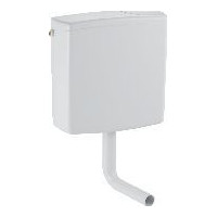 Geberit Spuelkasten AP140 Spuel-Stopp tiefhaengend pergamon seitlicher-hinterer Anschluss 140000EP1