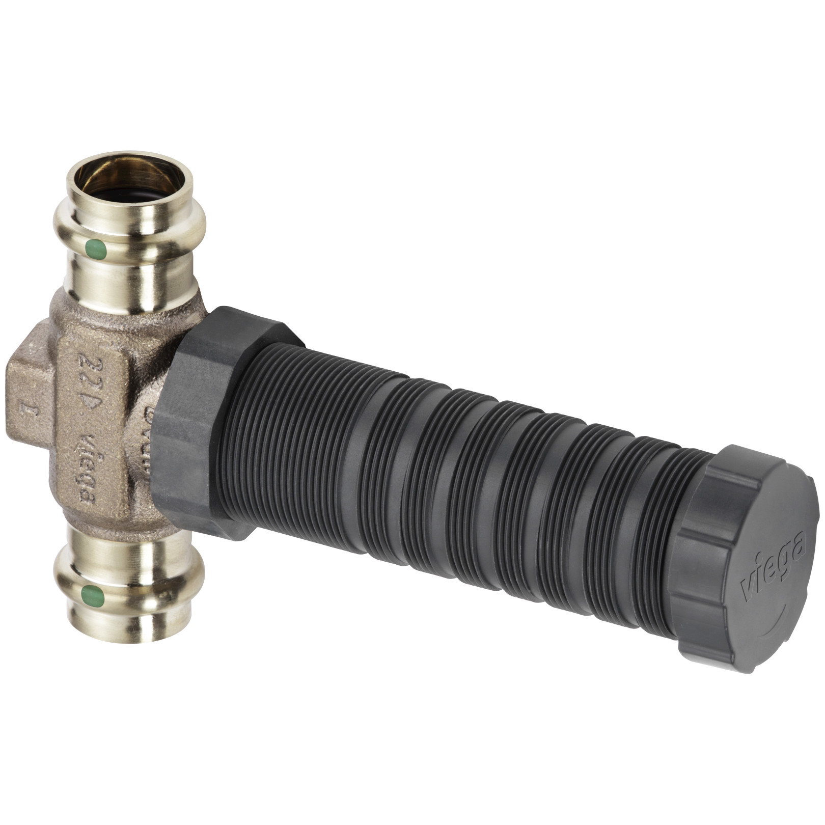 Viega UP-Geradsitzventil SC Easytop 2235.2 22mm Siliziumbronze Pressanschluss 755614