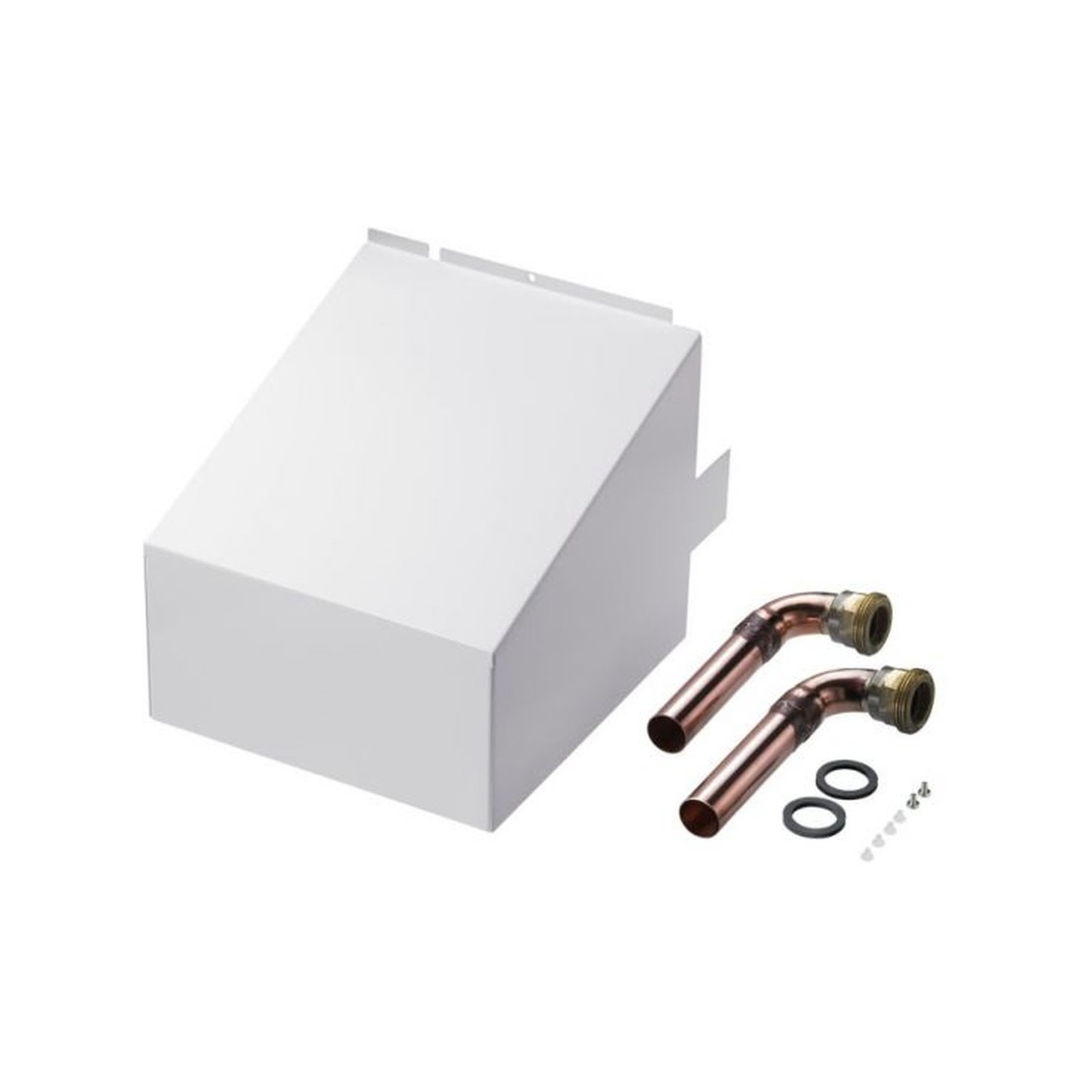 Stiebel Eltron Anschlussset AS-WP 2 G 1 1/4 DN 32 Abdeckhaube weiß 233623