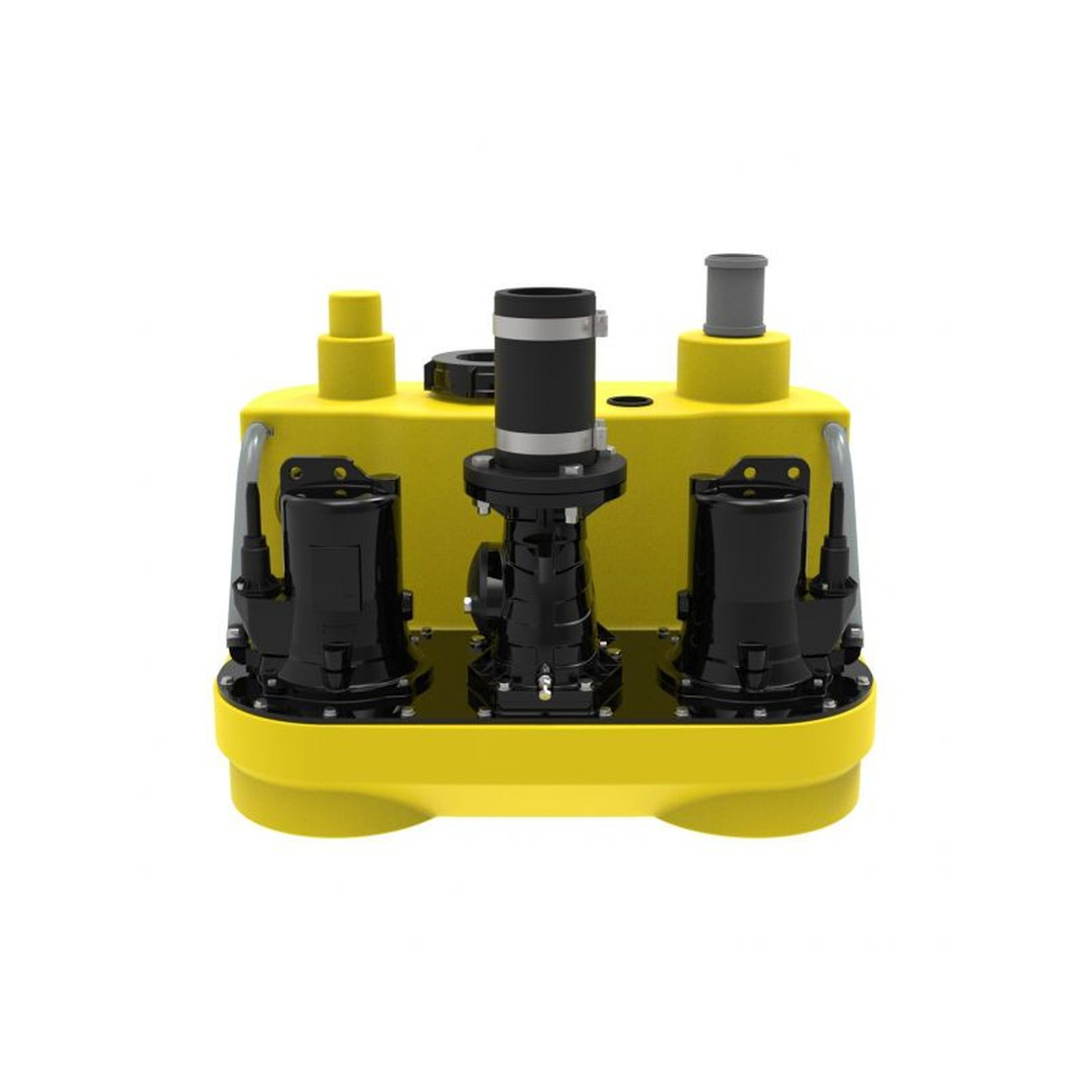 Jung Fäkalienhebeanlage Compli 1010/4 BW Doppelanlage 400 V 115 l Rückschlagklappe JP50100