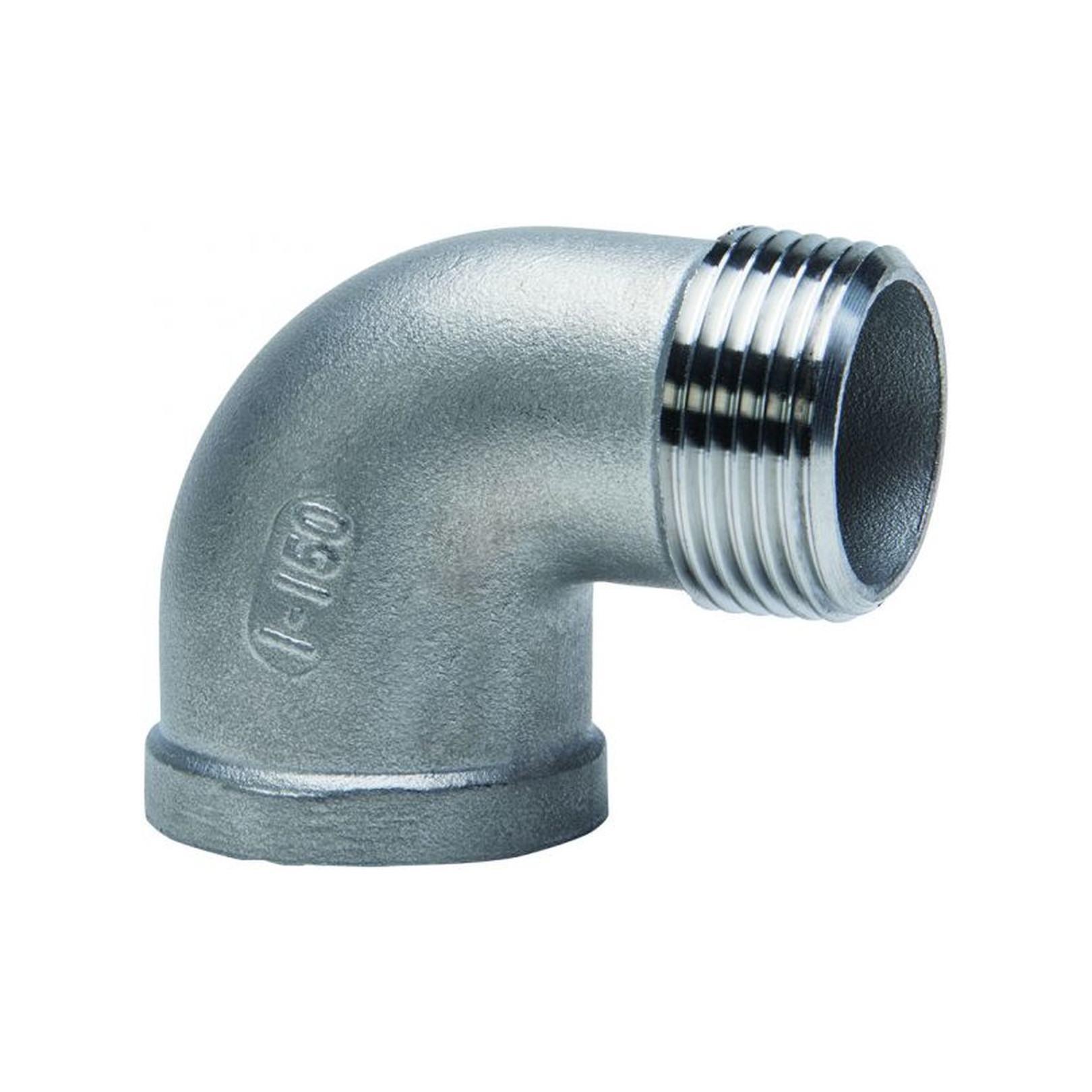 Gebo Edelstahl-Gewindefitting 92 Winkel 90 1-2-Zoll Edelstahl geboG316 6092-012