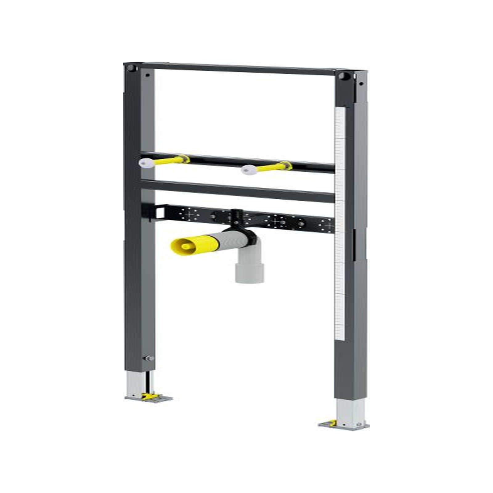 Viega Waschtisch-Element Prevista Dry 8539 Objektvariante 1120 mm Stahl Ablaufbogen DN40/50 776541