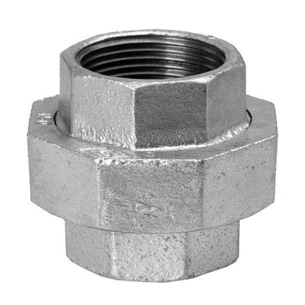 SCHMIDT HERMANN Temperguss-Verschraubung Nr.340 2 Zoll Kegeldichtung 2 IG verzinkt 13340050