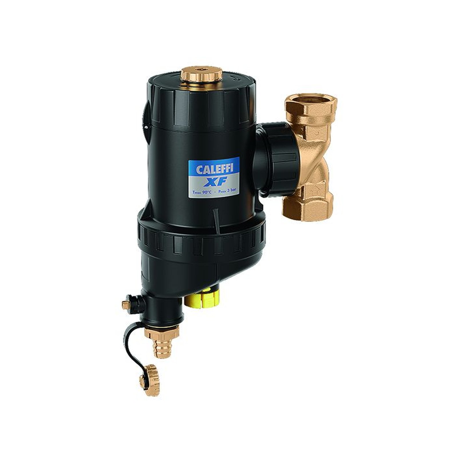 CALEFFI Magnetitabscheider XF DN20 3/4 Zoll IG halbautomatische Selbstreinigung Technopolymer Messing 577500 CALEFFI Magnetitabscheider Schlammabscheider XF DN25 1 Zoll IG selbstreinigend Magnet 577600