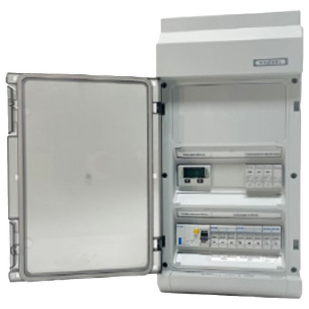 WOLF Elektro-Unterverteilung CHA-16-20 FHA 400V IP65 Stromzähler Überspannungsschutz 9149250