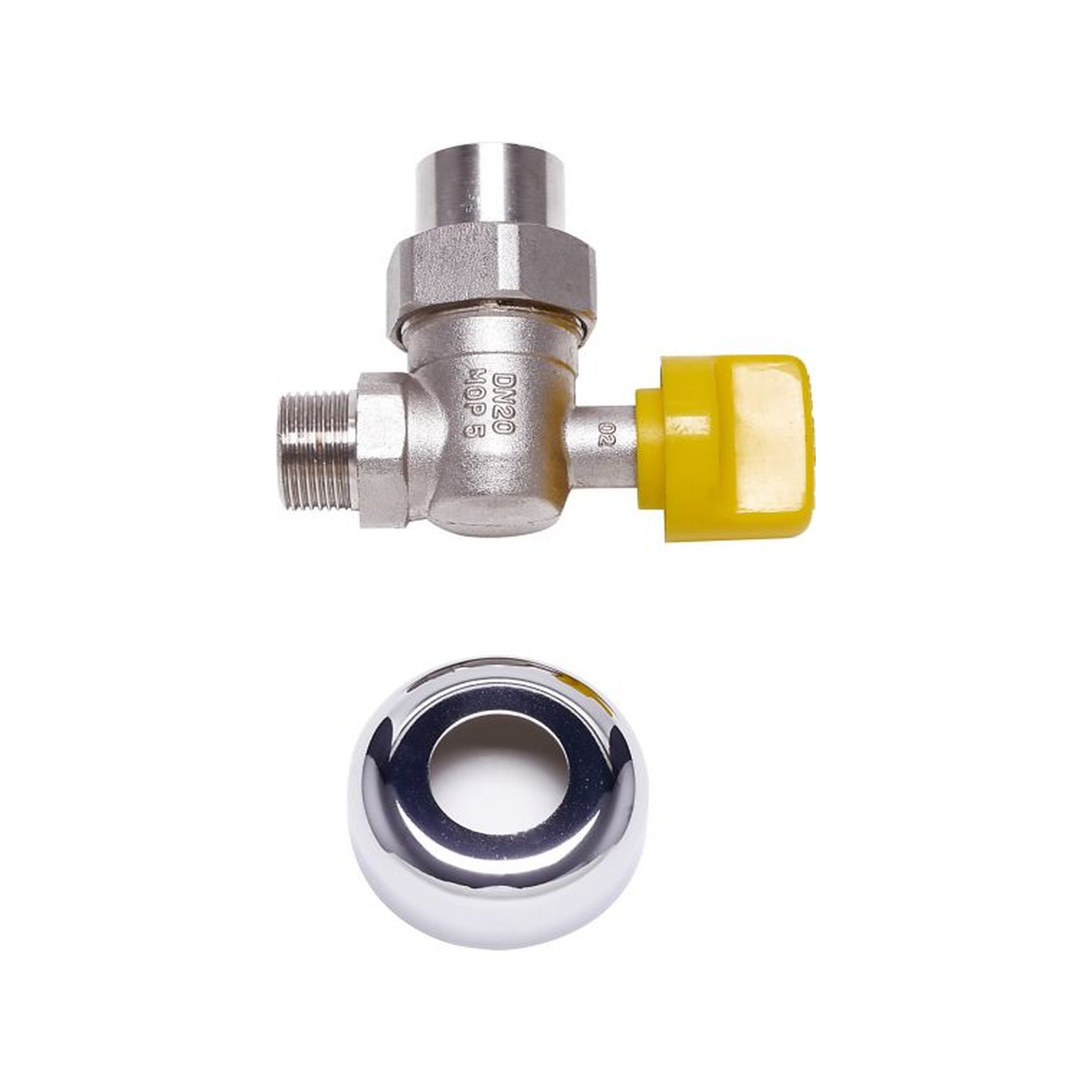 Bosch Gashahn R 3/4 Eckform Rosette thermische Absperrung DN20 Brandschutzventil 7738112221