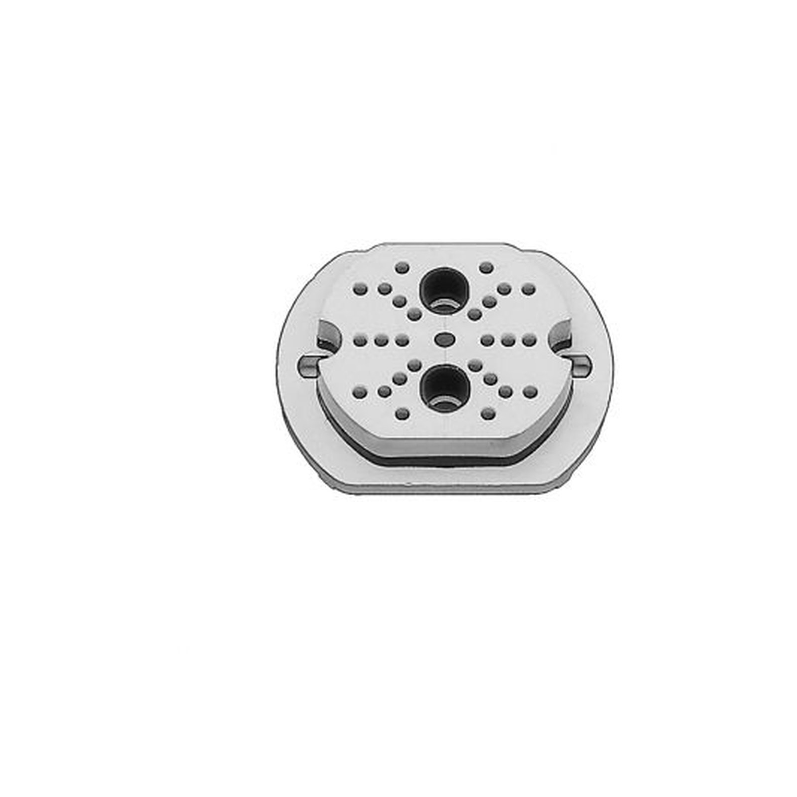 WALRAVEN Schalltrenner BISMAT Nr. 1290 ABS/EPDM 80x54x18 für BISMAT Schiene