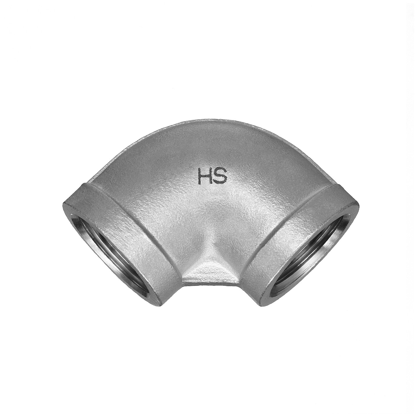 Schmidt Hermann Edelstahl Gewindefitting Winkel 90 Grad 11-4 Zoll i-i V4A PN10 28090006