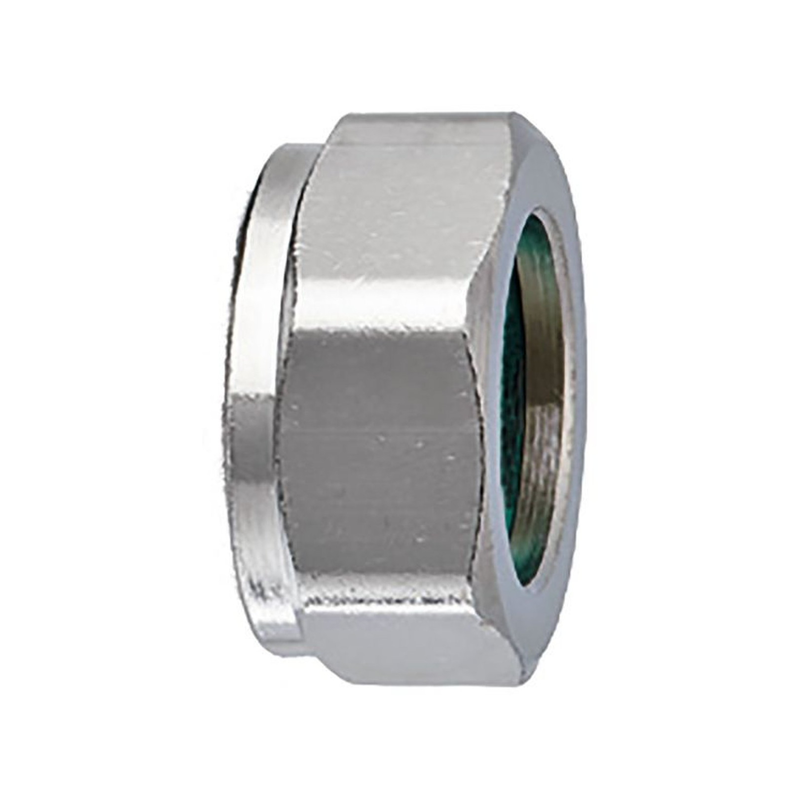 Heimeier Verschraubungsmutter Messing vernickelt DN15 1/2 Zoll Schraubnippel 0121-02.011