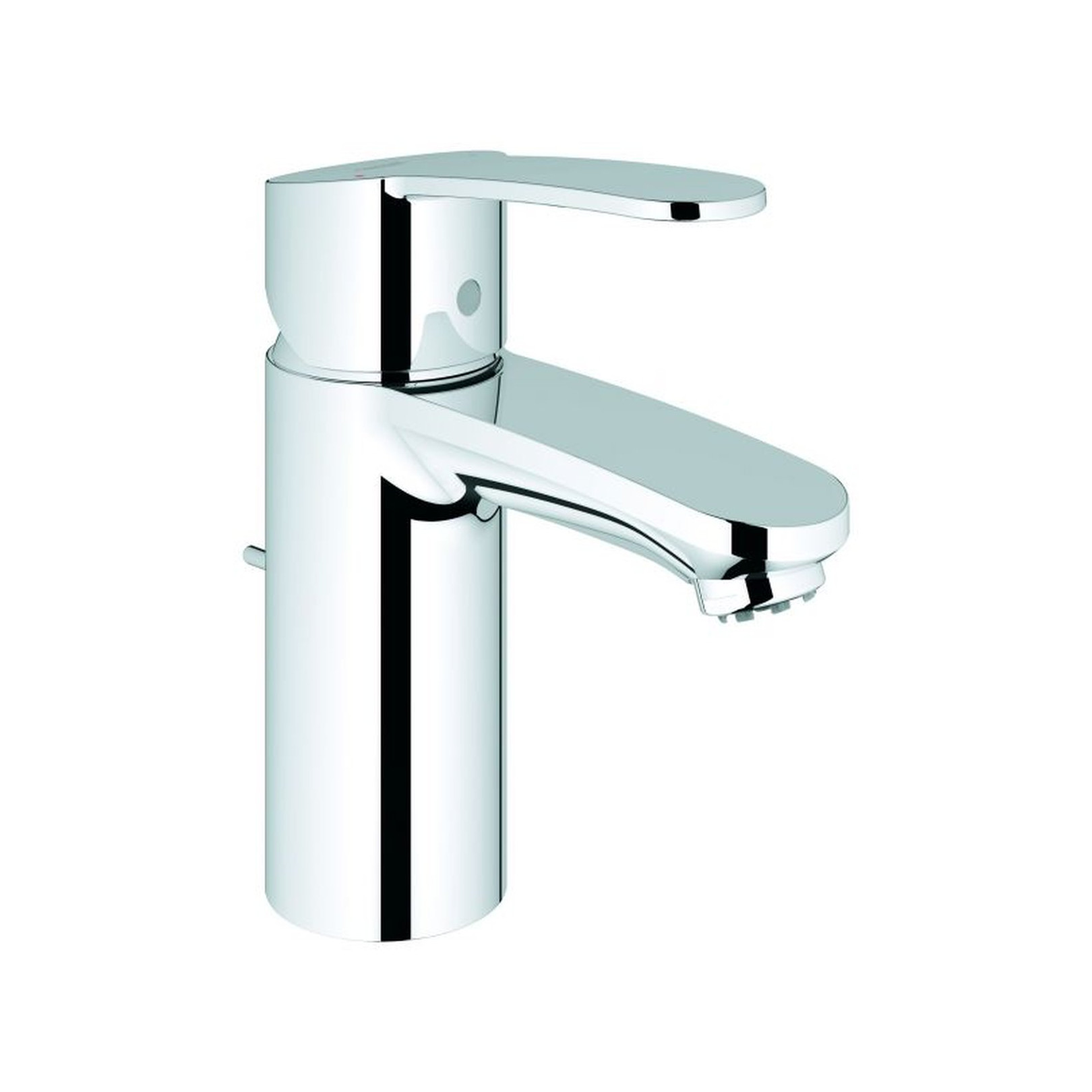 Grohe Waschtischarmatur Eurostyle Cosmopolitan Niederdruck Einhebelmischer Zugstangen-Ablaufgarnitur SilkMove Chrom 33561002