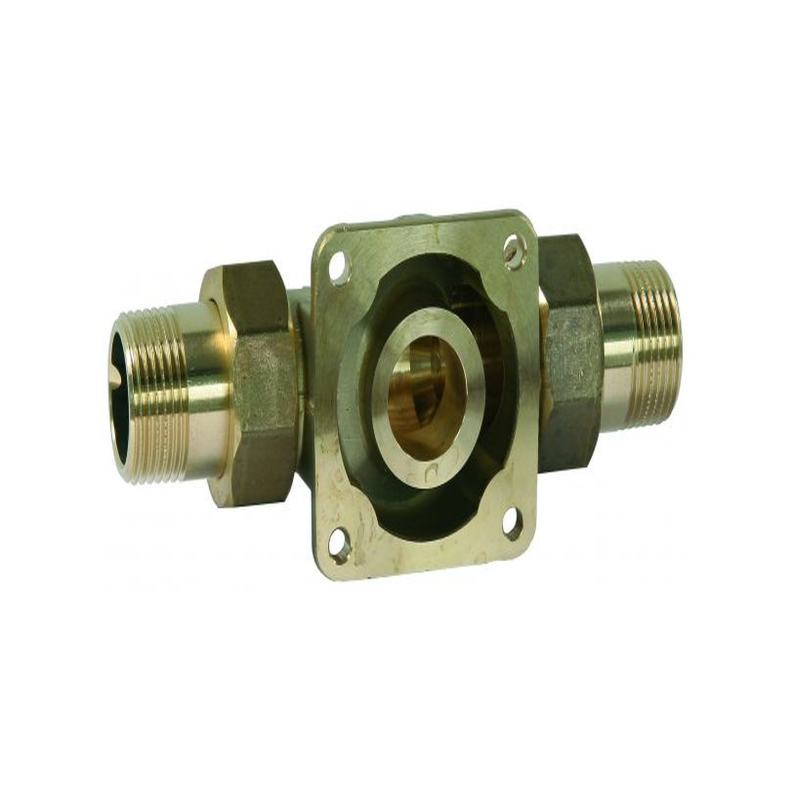 SYR Universalflansch Drufi 2315 DN25 1 Zoll Pressmessing Gewindeverschraubung 2315.25.005