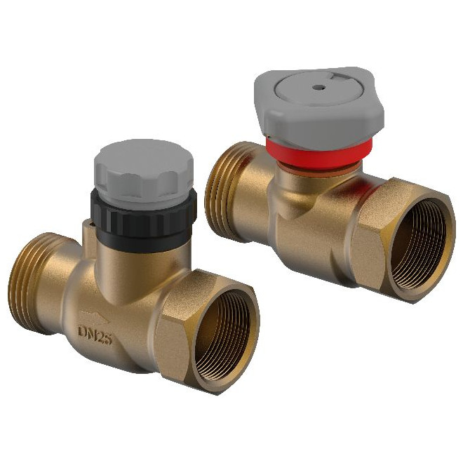 Uponor Vario Regulierventil G1-RP1 Messing Handrad Polyamid 1137413