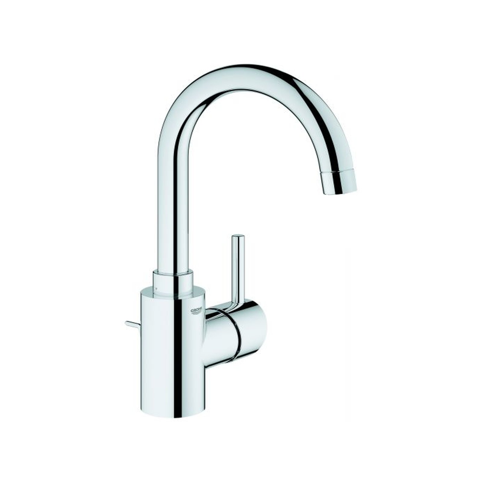 Grohe Waschtischarmatur Einhebelmischer Concetto 32629002 L-Size Chrom SilkMove schwenkbar Zugstangen-Ablaufgarnitur