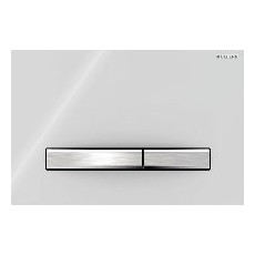 Geberit Betätigungsplatte Sigma50 2-Mengenspülung weiß-alpin chrom gebürstet Zinkdruckguss Kunststoff 115788112