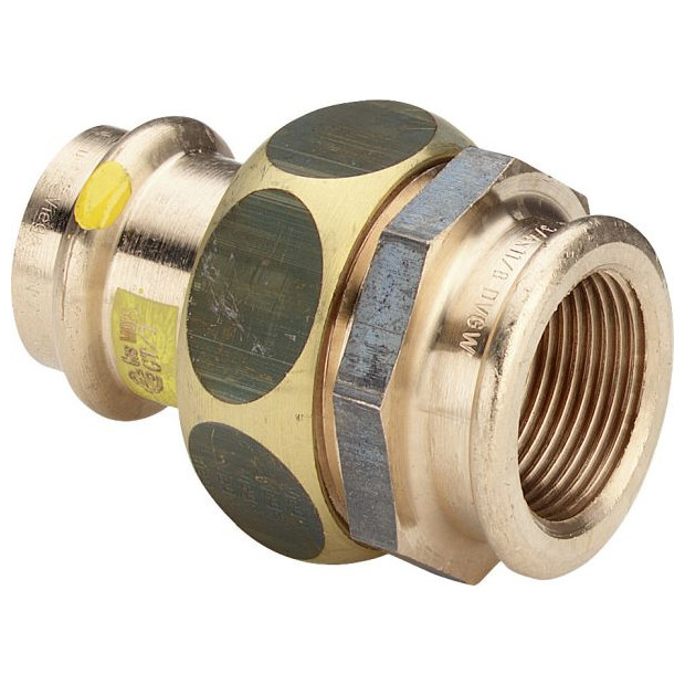 Viega Pressfitting Verschraubung Profipress-G 2652 22x3-4 IG Rotguss SC-Contur HNBR 379346