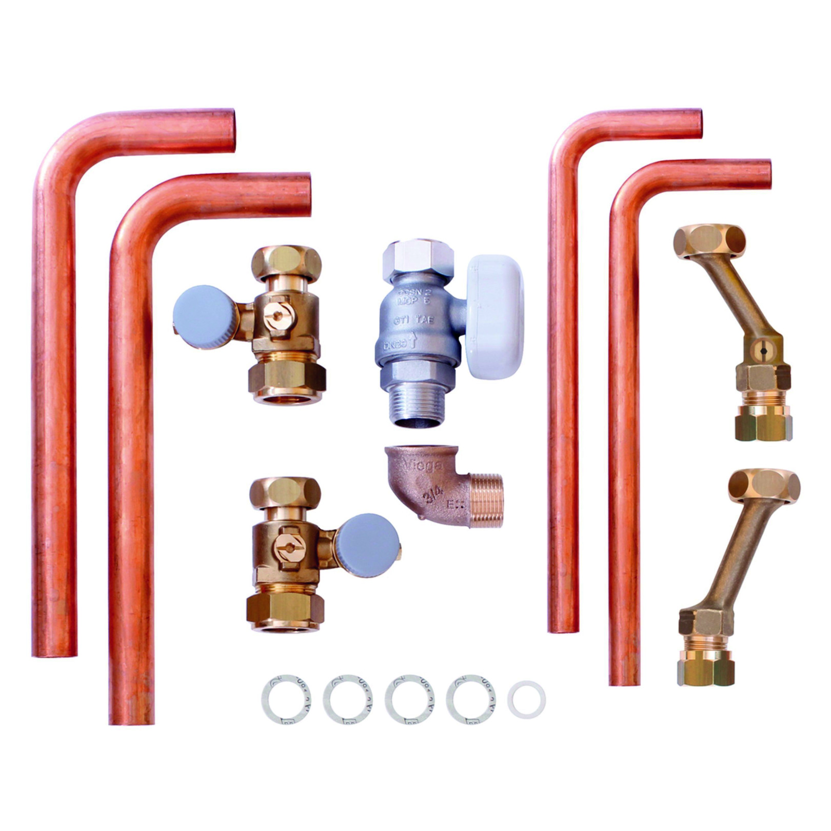 Vaillant Installations-Set VCW VCI Aufputz Unterputz Rohre kürzbar Heizungszubehör 0020201895