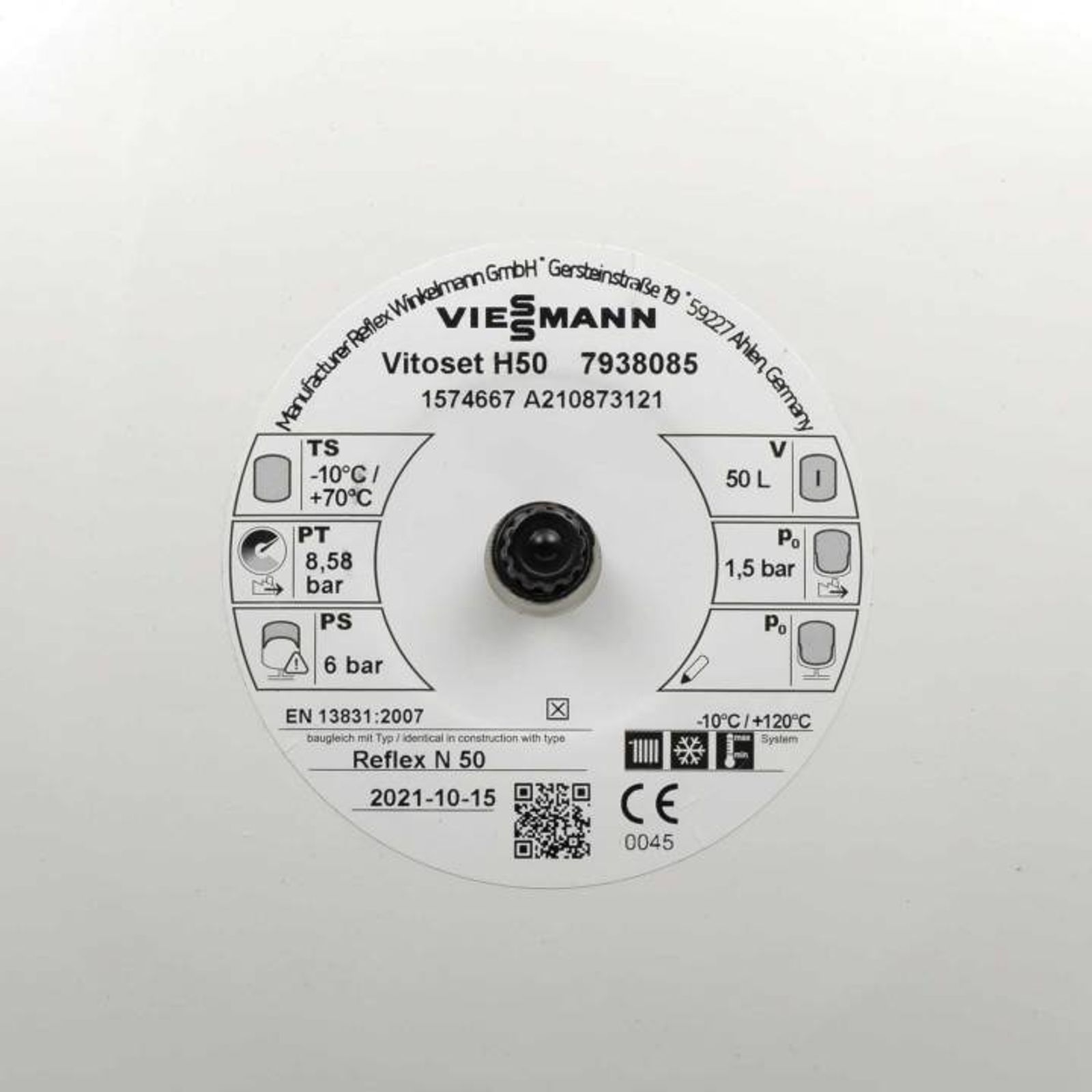 Viessmann Membran-Ausdehnungsgefäss H50 white-7938085