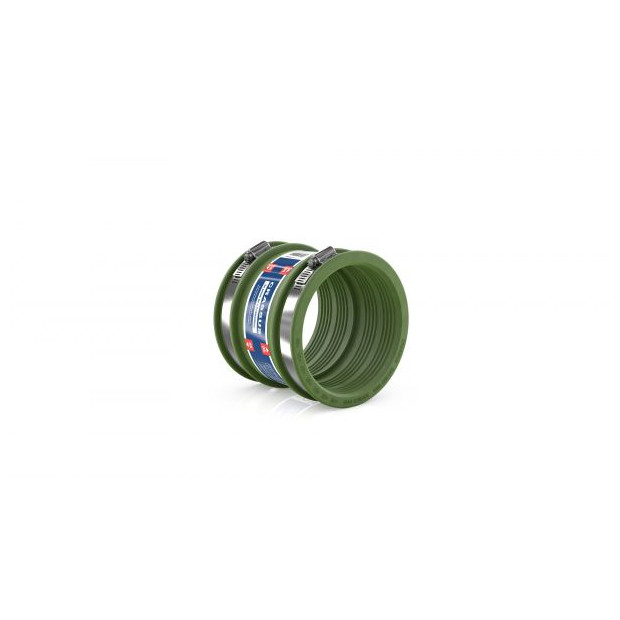 Crassus Schlauchadapter Typ 1 CDC 115 FK 100-115mm FKM V2A geräuschreduzierend UV-beständig CRA14028FKM