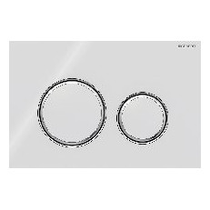 Geberit Betätigungsplatte Sigma21 Glas weiß 2-Mengen-Spülung Zinkdruckguss schallgedämmt 115884SI1