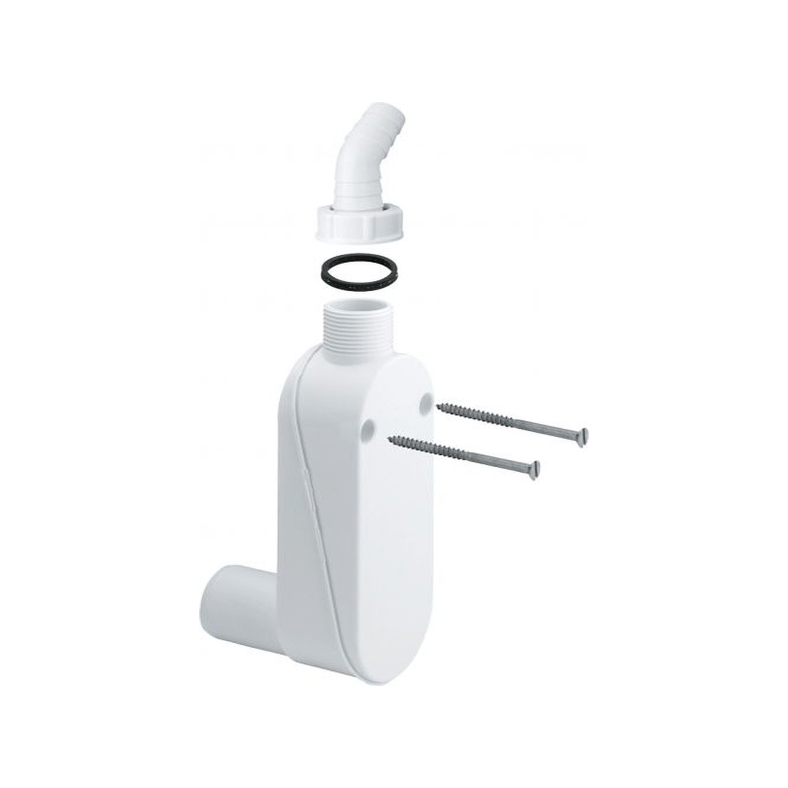 Viega Geruchverschluss 5636 40mm Wandmontage waagerechter Abgang Kunststoff 364625