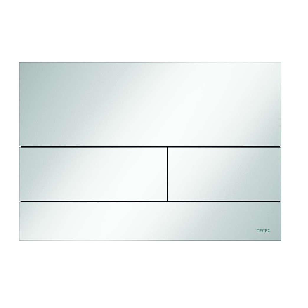 TECE Betätigungsplatte TECEsquare II Metall Weiß glänzend RAL 9016 Zweimengentechnik 9240832