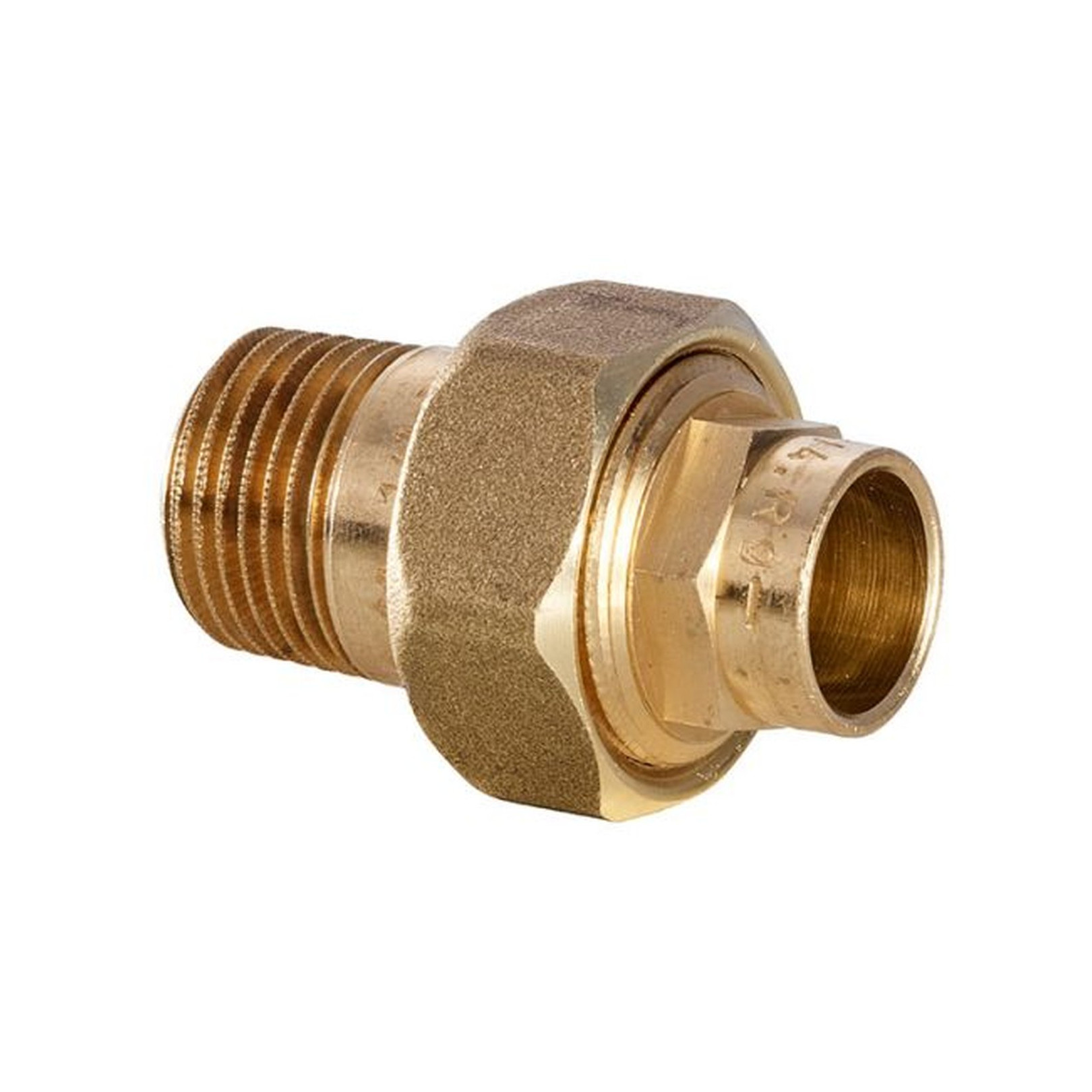 IBP Serie4000 Verschraubung 4331G 28 x 1 Zoll AG Rotguss flachdichtend 4331G028008000