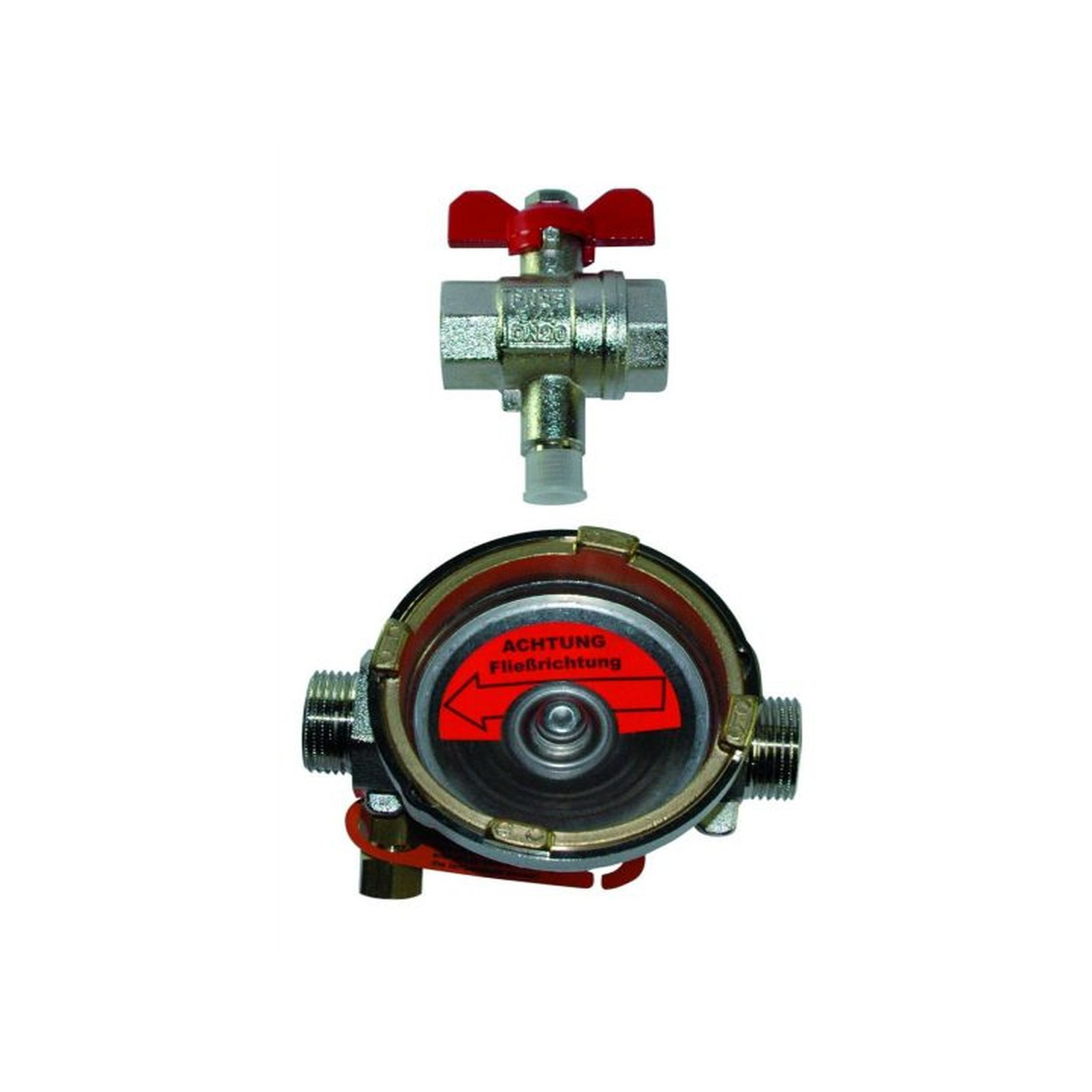 Allmess Einbausatz EAT DS6 1 Zoll DN 20 130mm integrierte Messstelle 2504000006