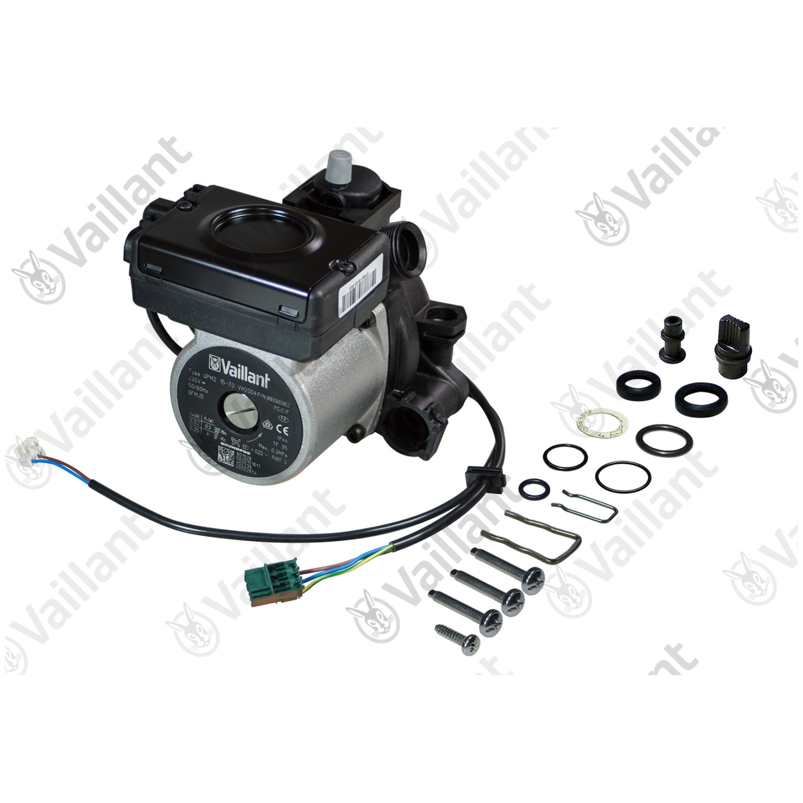 Vaillant Hocheffizienzpumpe UPM2 15-70 Umwälzpumpe Dichtungen Anschlusskabel 8000011227