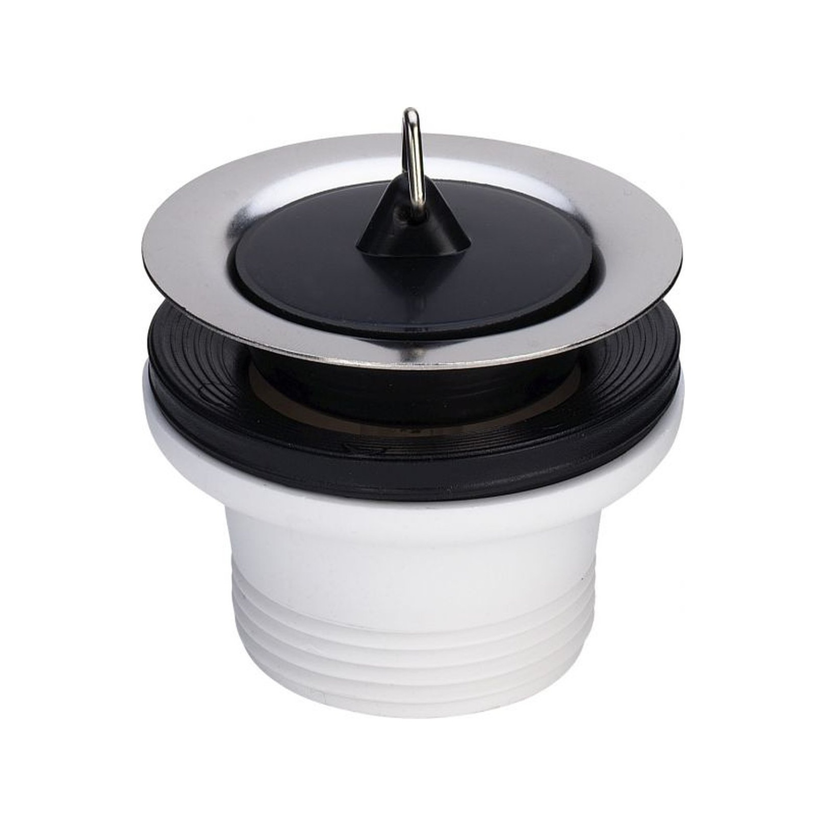 Viega Spültisch-Ventil 7432 1 1/2 Zoll 70 mm Dreieckhaken Edelstahloberteil Kunststoff 40 mm 102678