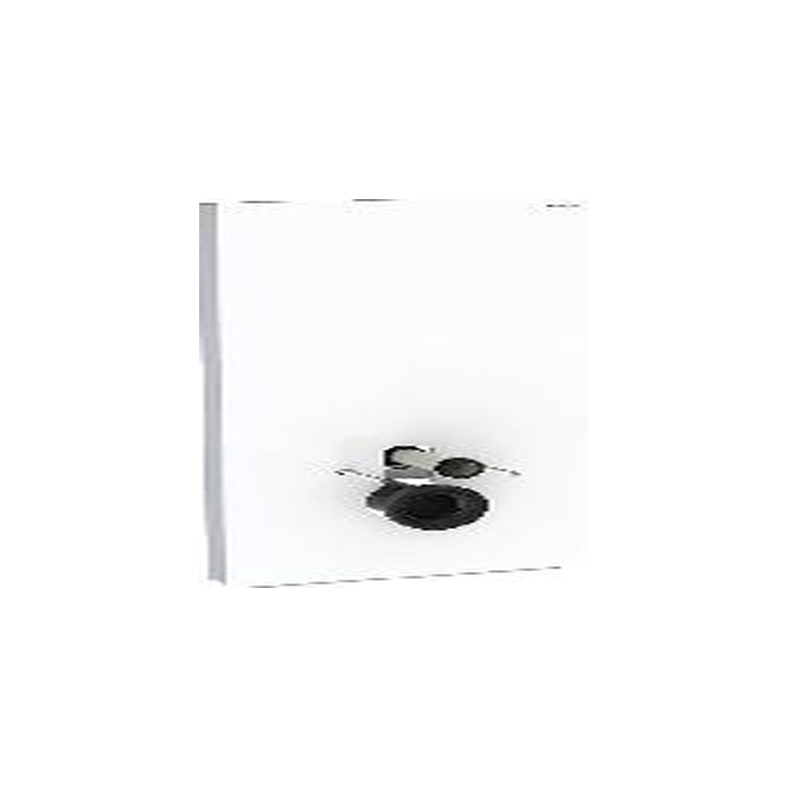 Geberit Sanitärmodul Monolith Wand-WC 114cm Glas weiß Aluminium gebürstet 2-Mengen-Spülung 131031SI5