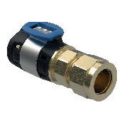 Geberit FlowFit Übergang Klemmringverschraubung Siliziumbronze d20-d15 Pressindikator 620681001