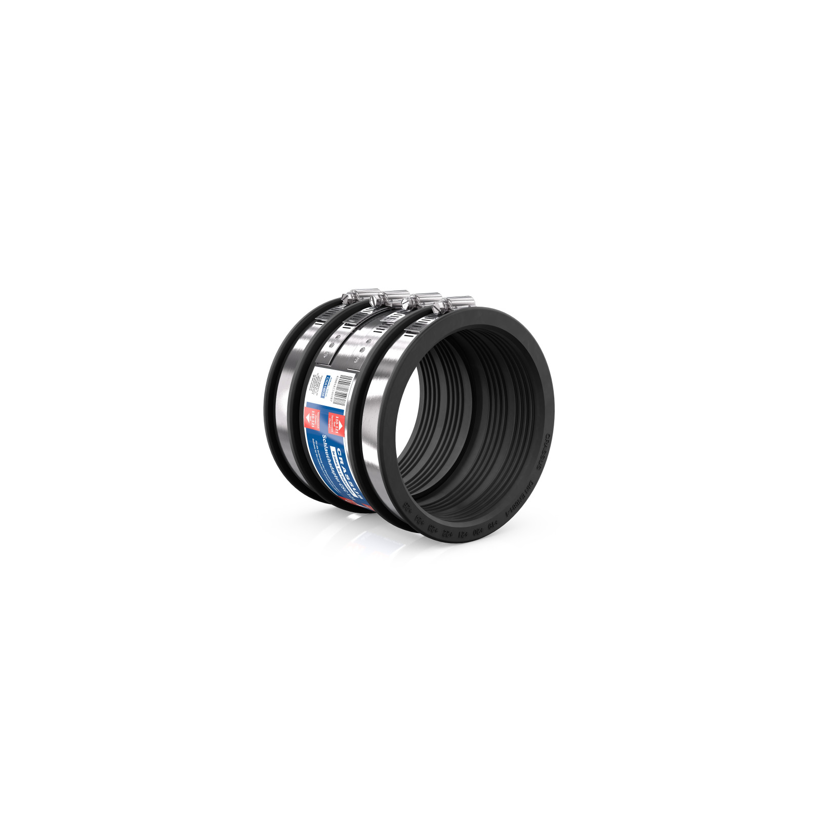 Crassus Schlauchadapter Typ 2B CSC 121 EPDM V2A 110-121mm 2.5bar CRA14038