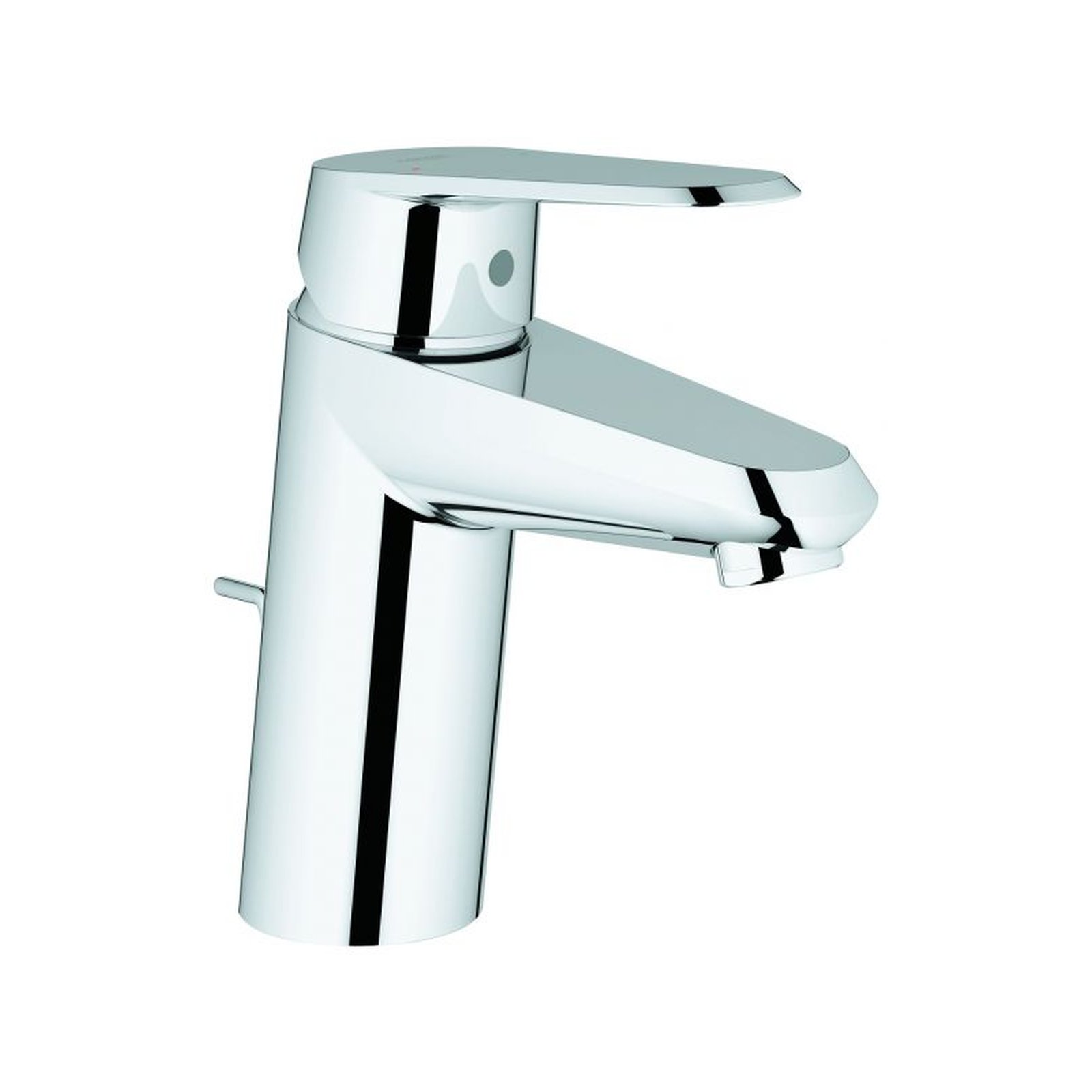 GROHE Waschtischarmatur Eurodisc C 3 EcoJoy Einhebelmischer Zugstangen-Ablaufgarnitur chrom SilkMove 35 mm 5,7 l/min 3319020E