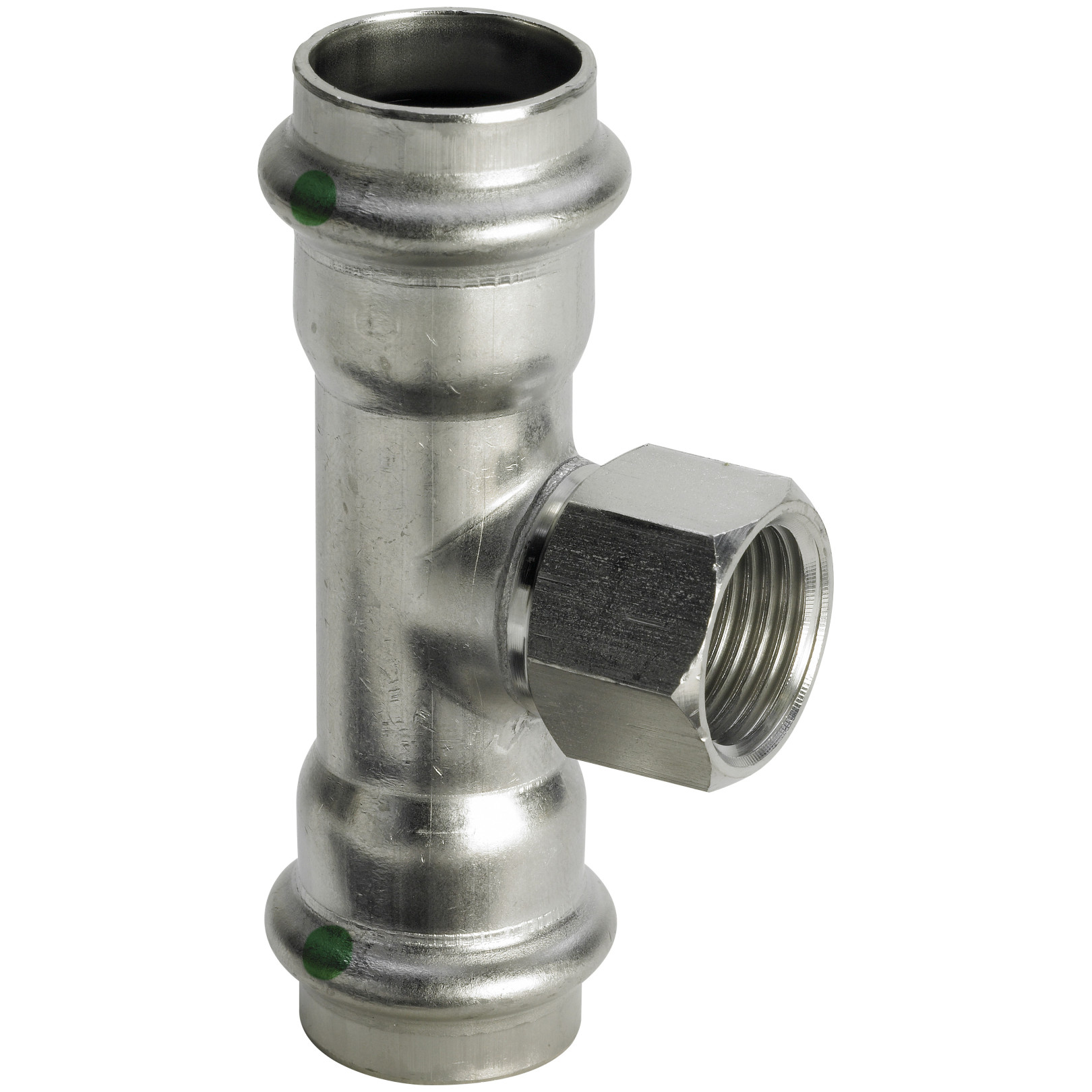 Viega Sanpress Inox T-Stück 2317.2 28x1x28mm Edelstahl SC-Contur 449506