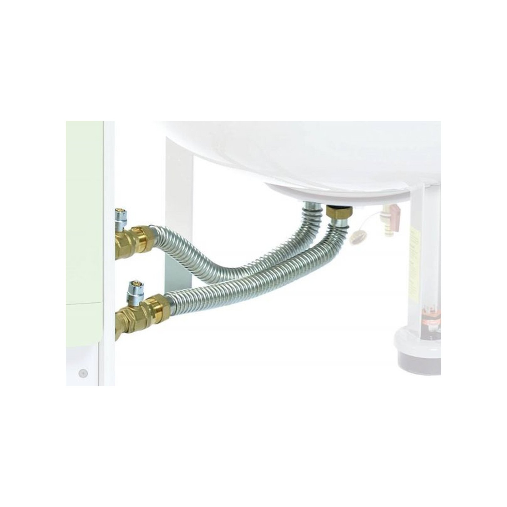 WINKELMANN Variomat Anschlussset G 1 VG-Grundgefäße 634-740mm Edelstahl Absperrkugelhähne 6940100