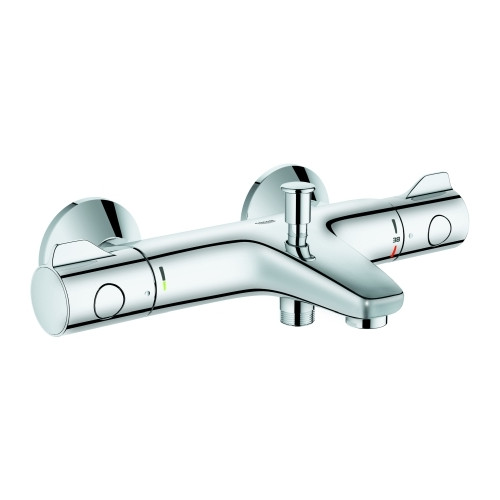 Grohe Wannenthermostat GRotherm 800 Thermostat-Wannenbatterie Wandmontage Chrom Eigensicher 34567000
