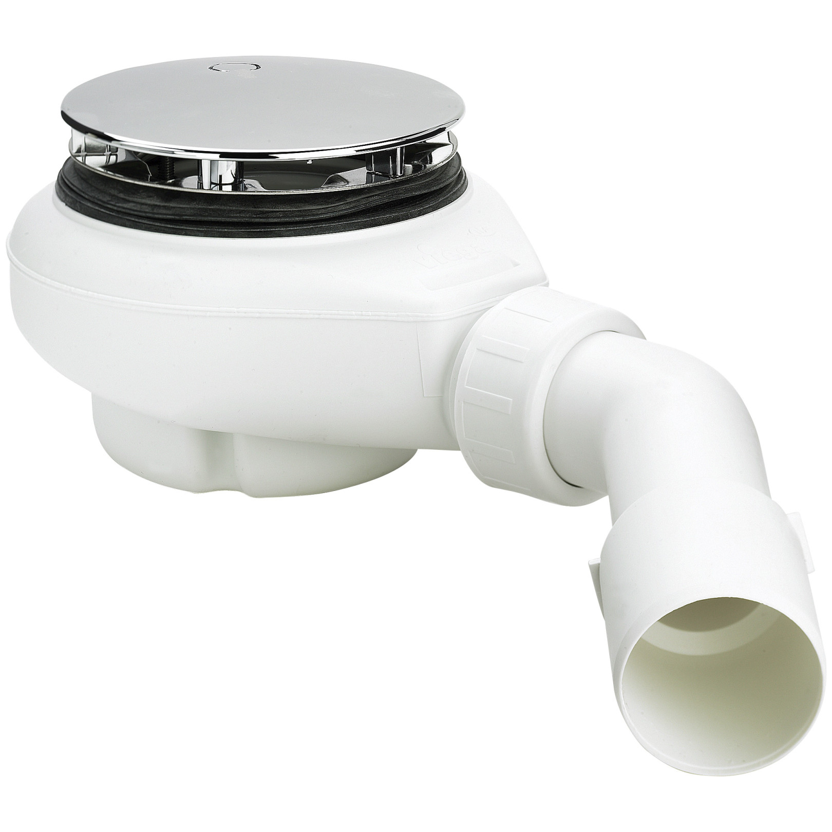 Viega Duschwannenablauf Tempoplex 6961 45Grad DN40 DN50 verchromt Ablaufloch 90mm Hersteller-Artikelnummer 575601