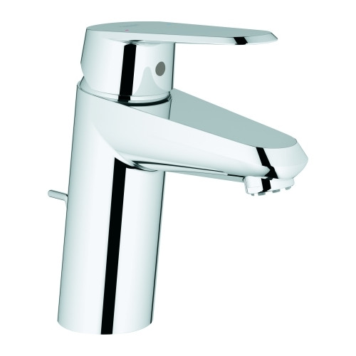 Grohe Waschtischarmatur Eurodisc C Niederdruck Einhebelmischer Zugstangen-Ablaufgarnitur Chrom 33177002