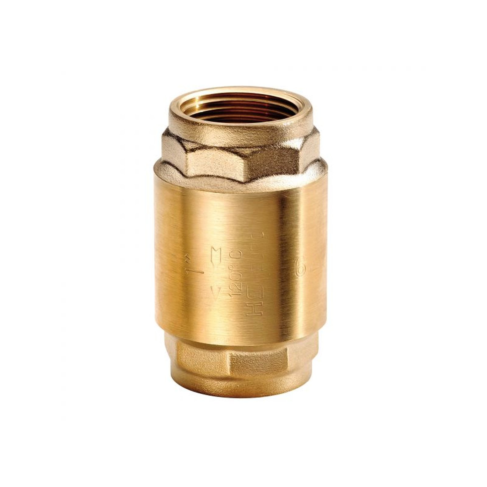 Messing-Rueckschlagventil EURO PN 25 1 1/4" Nr.1000