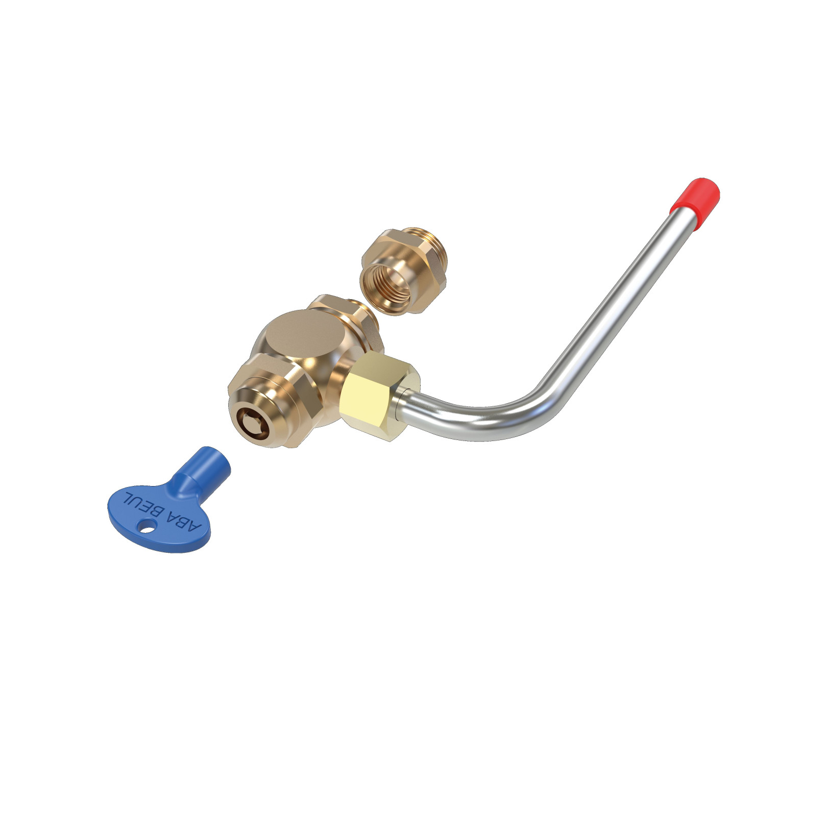 ABA Beul Probenahmeventil QUICKTURN RG DN 8 10 Edelstahl 51100.003.2