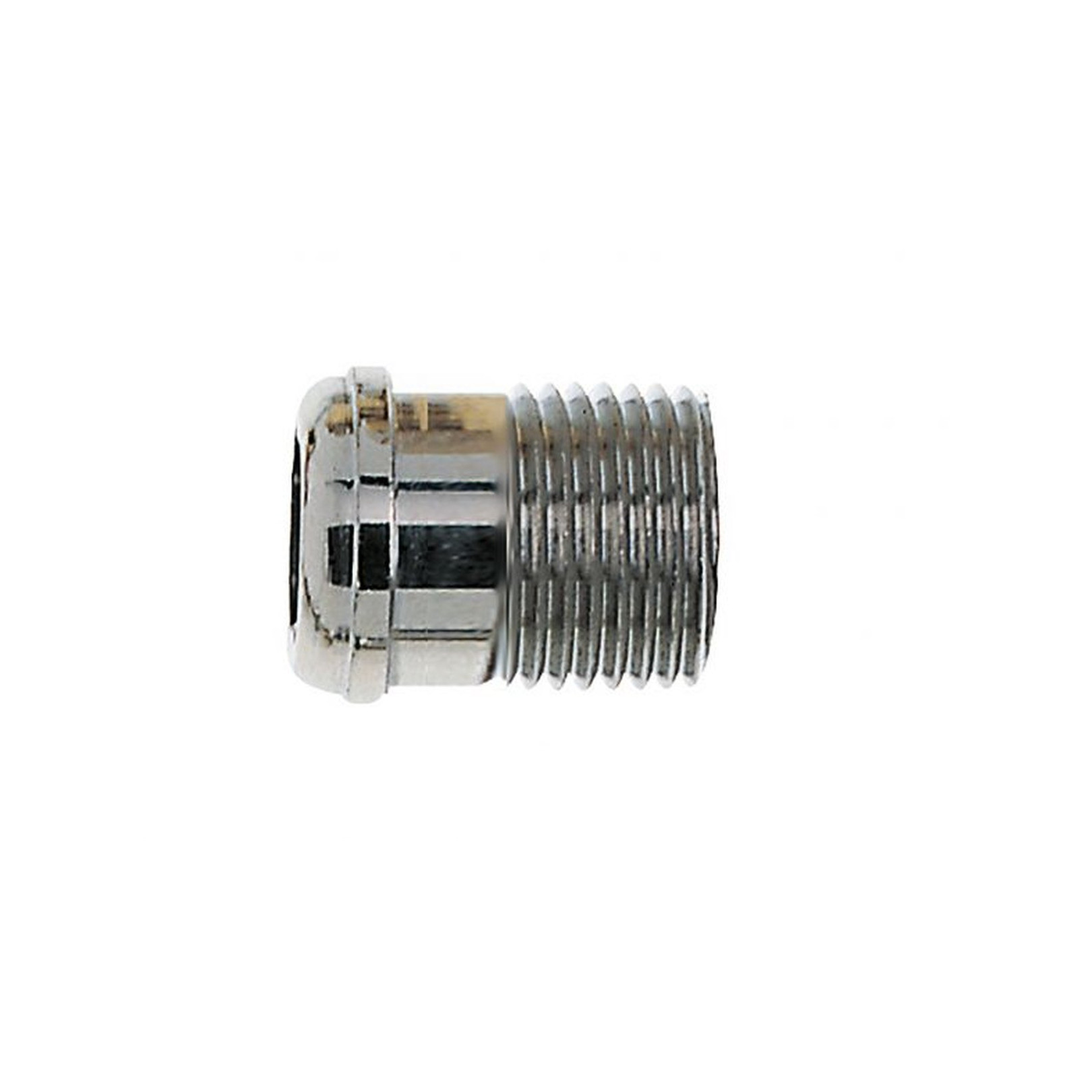 Heimeier Schraubnippel R 1/2 Messing vernickelt konisch dichtend DN15 0121-02.010