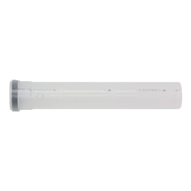 Vaillant Abgasverlaengerung Brennwert DN 60 PP starr 0.5 m 8000010672